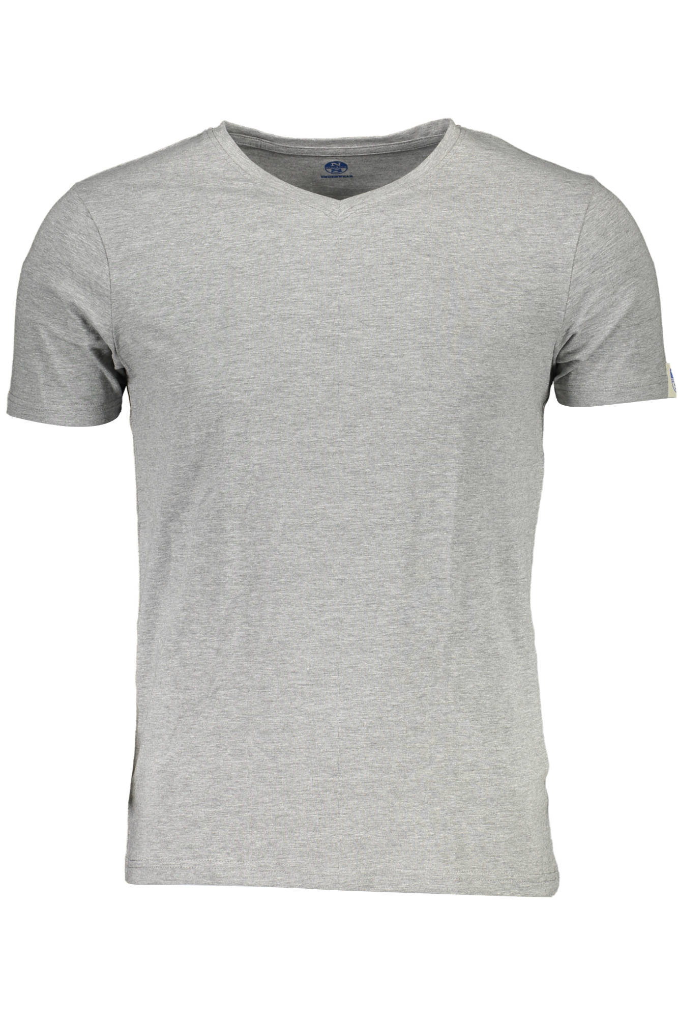 North Sails T-Shirt Uomo Grigia – Cotone E Viscosa, Girocollo, Manica Corta – Casual E Comoda