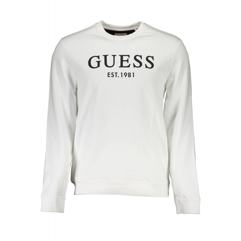 GUESS FELPA STAMPA LOGO EFFETTO USED, GUESS JEANS-W93Q73K8K90-101425