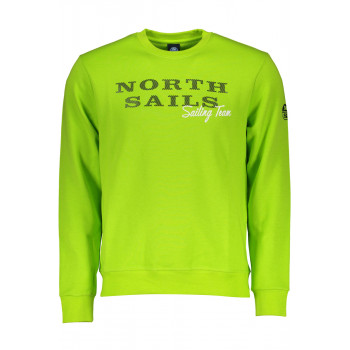 North Sails Zip Hoodie Men Blue in Cotton North Sails Zip Hoodie Men Blue in Cotton