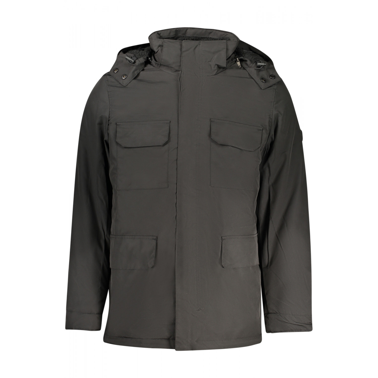 Invicta Giacca Uomo Soft Shell Marrone: Giaccone Invernale Imbottito Con Cappuccio E Bretelle (Modello 4432545/U)